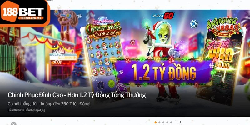 188BET thưởng mỗi tháng - Tổng thưởng hơn 1,2 tỷ đồng 4 Chương trình “Chinh Phục Đỉnh Cao” mang đến cơ hội nhận phần thưởng giá trị