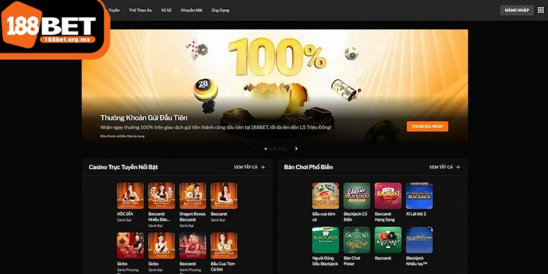 Chơi thử 188BET là một cơ hội mà nhà cái cung cấp cho người chơi