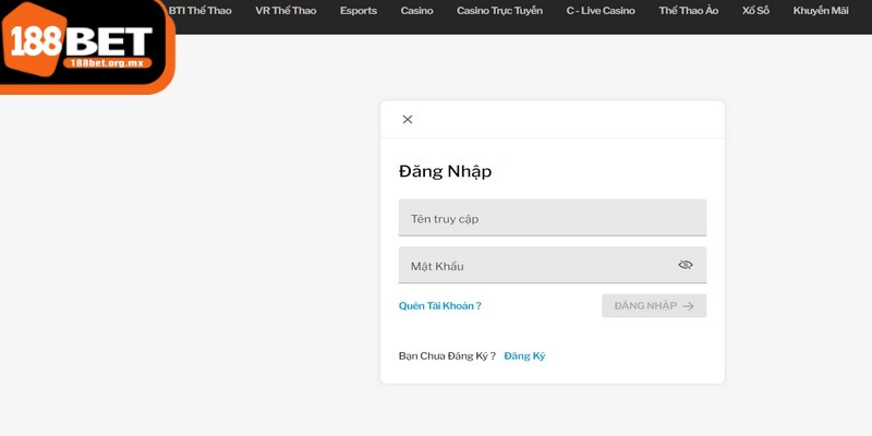Đăng nhập 188BET - Chia sẻ cách truy cập nhanh nhất 2 Quá trình đăng nhập 188BET rất dễ dàng và nhanh chóng