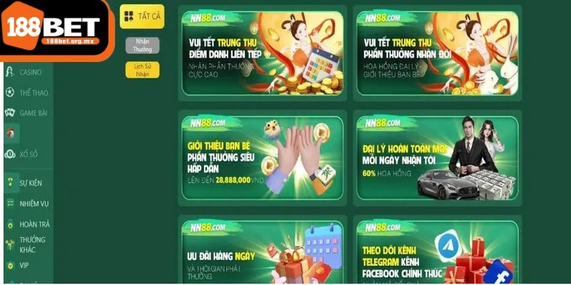 NN88 - Nhà cái uy tín hàng đầu tại khu vực Châu Á  2 NN88 có chương trình khuyến mãi giới thiệu bạn bè hấp dẫn