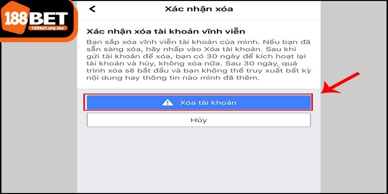 Xóa tài khoản 188BET chuẩn xác chỉ trong vài phút  1 Xóa tài khoản cũ lập tài khoản mới để thoát khỏi vận đen